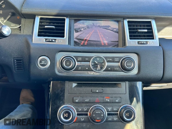 2012 Land Rover Range Rover Sport HSE Lux with VIN SALSK2D46CA755737, listed as a Copart auction lot 58615355 with 238,213 mi miles and Clean title. Bid and sale history available at DreamBid. Image 9.