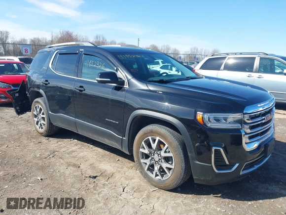 2020 GMC Acadia SLE with VIN 1GKKNRLS0LZ220366, listed as a IAAI auction lot 41952326 with 55,495 mi miles and . Bid and sale history available at DreamBid. Image 1.