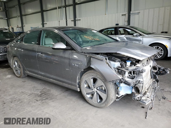 2017 Hyundai Sonata Hybrid Limited with VIN KMHE34L17HA058567, listed as a Copart auction lot 65885483 with 94,475 mi miles. Bid and sale history available at carsss.com. Image 4.