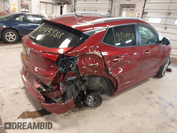 2023 Buick Encore GX Select with VIN KL4MMDSL1PB071074, listed as a IAAI auction lot 42043388 with 18,032 mi miles and . Bid and sale history available at DreamBid. Image 4.