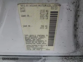 2013 Nissan Altima 2.5 SL with VIN 1N4AL3AP8DN529574, listed as a IAAI auction lot 41833573 with 115,158 mi miles. Bid and sale history available at carsss.com. Image 9.