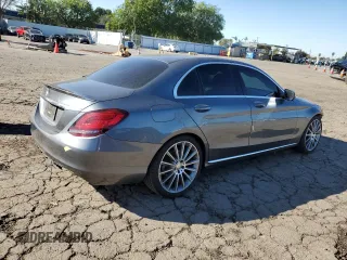 2019 Mercedes-Benz C 300 with VIN WDDWF8DB8KR483762, listed as a Copart auction lot 47028645 with 64,470 mi miles and Salvage Title. Bid and sale history available at DreamBid. Image 3.