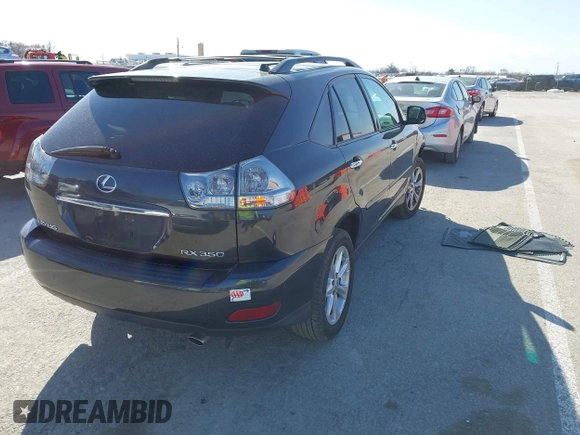 2009 Lexus RX 350 with VIN 2T2HK31U49C098593, listed as a IAAI auction lot 41748587 with 42,857 mi miles and . Bid and sale history available at DreamBid. Image 4.