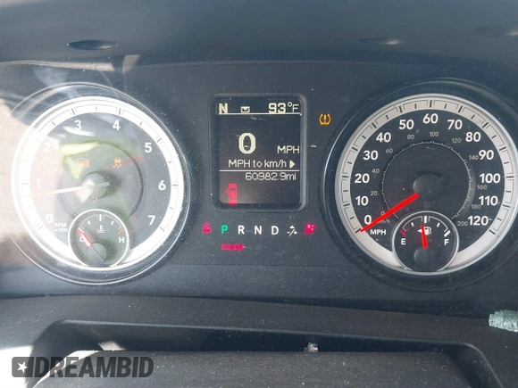 2015 Ram 1500 Tradesman with VIN 3C6JR7DT7FG584979, listed as a IAAI auction lot 41886286 with 60,982 mi miles and . Bid and sale history available at DreamBid. Image 7.
