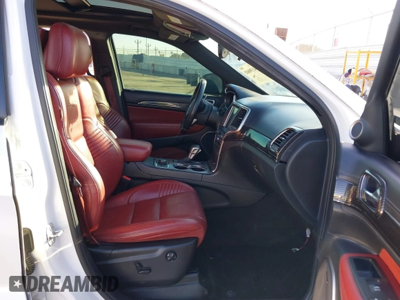 2017 Jeep Grand Cherokee SRT with VIN 1C4RJFDJ7HC600227, listed as a IAAI auction lot 41390600 with 96,841 mi miles. Bid and sale history available at carsss.com. Image 5.