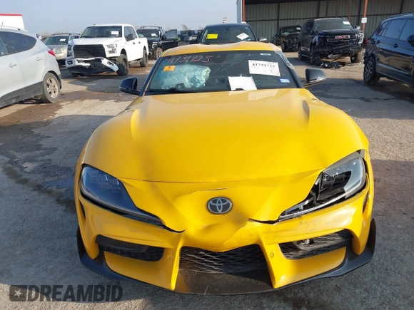 2022 Toyota Supra 2.0 with VIN WZ1DB2C01NW049250, listed as a IAAI auction lot 41731725 with Not provided miles and . Bid and sale history available at DreamBid. Image 6.