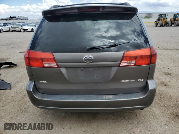 2005 Toyota Sienna XLE with VIN 5TDZA22C35S300451, listed as a Copart auction lot 52035345 with Not provided miles and Salvage title. Bid and sale history available at DreamBid. Image 6.