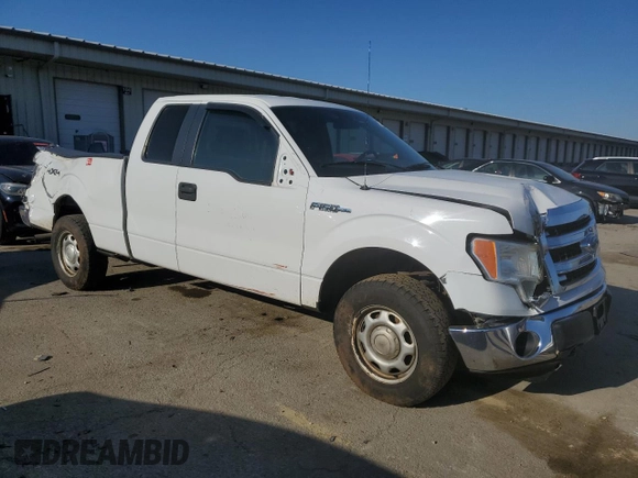 2013 Ford F-150 XL with VIN 1FTFX1EF8DFC21129, listed as a Copart auction lot 47817565 with 264,639 mi miles and Salvage Title. Bid and sale history available at carsss.com. Image 4.