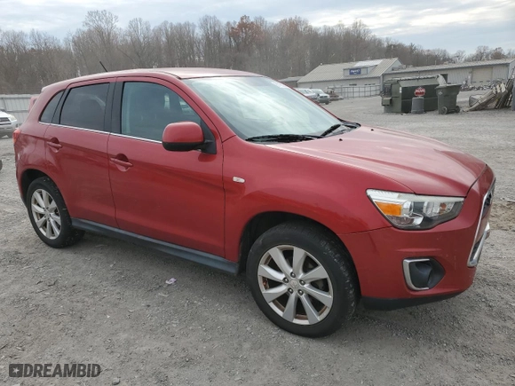 2014 Mitsubishi Outlander Sport SE with VIN 4A4AR4AU8EE030031, listed as a Copart auction lot 81193374 with 124,516 mi miles and Clean Title. Bid and sale history available at carsss.com. Image 4.