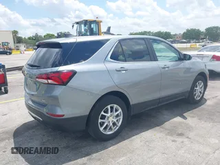 2024 Chevrolet Equinox LT with VIN 3GNAXUEG8RL152449, listed as a IAAI auction lot 42209300 with 39,572 mi miles and . Bid and sale history available at DreamBid. Image 4.