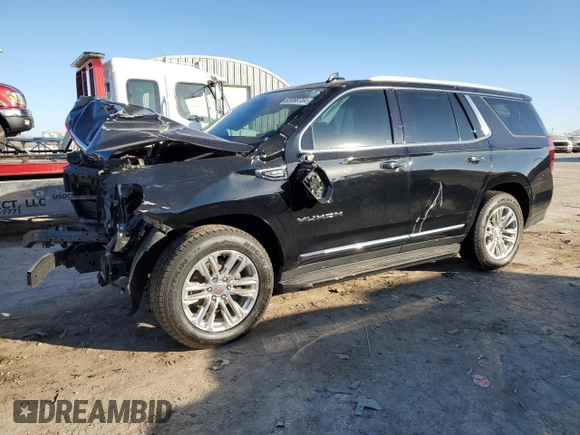 2022 GMC Yukon SLT with VIN 1GKS2BKD3NR318572, listed as a Copart auction lot 85998704 with 60,435 mi miles and Salvage Title. Bid and sale history available at carsss.com. Image 1.