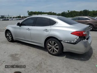 2012 Infiniti M37 with VIN JN1BY1ARXCM396491, listed as a Copart auction lot 53595085 with 178,417 mi miles and Salvage Title. Bid and sale history available at carsss.com. Image 2.