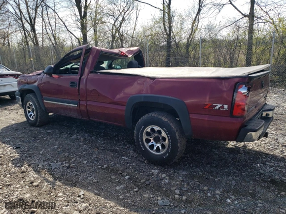 2004 Chevrolet Silverado 1500 Z71 with VIN 1GCEK14T54E160796, listed as a Copart auction lot 52707275 with 132,605 mi miles and Non Repairable. Bid and sale history available at carsss.com. Image 2.