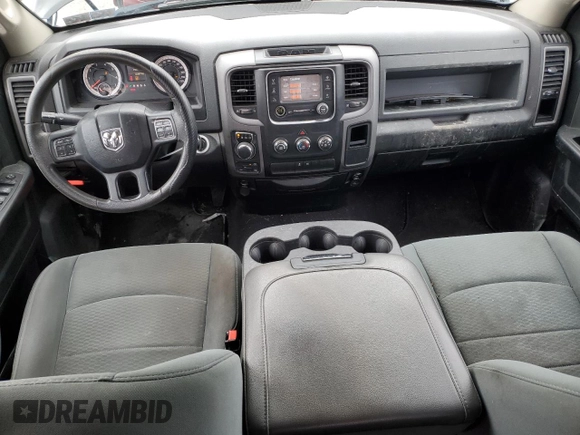 2017 Ram 1500 Express with VIN 1C6RR7FG5HS858128, listed as a Copart auction lot 46608235 with 60,577 mi miles and Salvage Title. Bid and sale history available at carsss.com. Image 8.