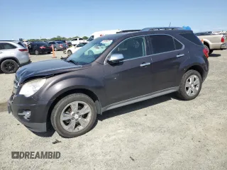 2015 Chevrolet Equinox LTZ with VIN 2GNFLDE30F6282451, listed as a Copart auction lot 52406975 with 104,356 mi miles and Salvage Title. Bid and sale history available at carsss.com. Image 1.