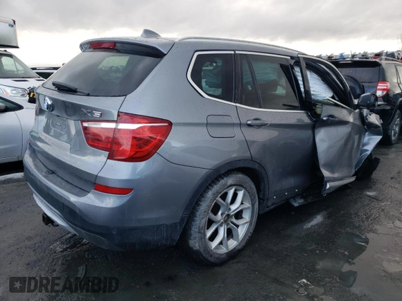 2016 BMW X3 xDrive28i with VIN 5UXWX9C52G0D76406, listed as a Copart auction lot 47112535 with Not Provided miles and Non Repairable. Bid and sale history available at DreamBid. Image 3.