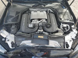 2017 Mercedes-Benz C 63 S AMG with VIN WDDWJ8HB9HF458856, listed as a Copart auction lot 50197615 with 48,293 mi miles and Salvage Title. Bid and sale history available at carsss.com. Image 11.