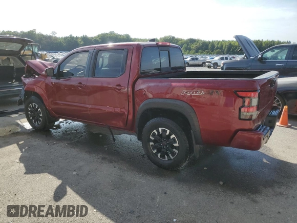 2022 Nissan Frontier S with VIN 1N6ED1EKXNN617813, listed as a Copart auction lot 68093124 with 60,994 mi miles and Salvage Title. Bid and sale history available at carsss.com. Image 2.