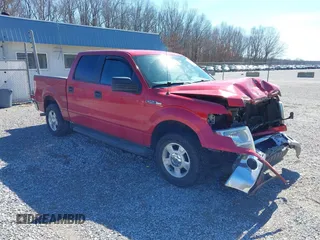 2011 Ford F-150 XL with VIN 1FTFW1CF1BFC39524, listed as a IAAI auction lot 41663612 with 162,841 mi miles. Bid and sale history available at carsss.com. Image 1.