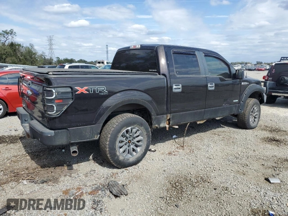 2014 Ford F-150 XL with VIN 1FTFW1ET4EFB12970, listed as a Copart auction lot 45602265 with 197,826 mi miles and Salvage Title. Bid and sale history available at DreamBid. Image 3.