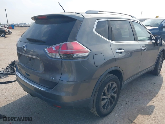 2015 Nissan Rogue S with VIN 5N1AT2MT8FC862381, listed as a IAAI auction lot 41784859 with 109,819 mi miles. Bid and sale history available at carsss.com. Image 4.