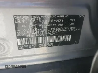 2024 Toyota RAV4 Hybrid XSE с VIN 2T3E6RFV3RW066241, выставлен на аукционе Copart как лот 57729595 с пробегом 16 444 миль миль и Списание • Salvage title. История ставок и продаж доступна на DreamBid. Изображение 12.