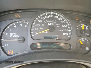 2005 Chevrolet Tahoe LT with VIN 1GNEC13T45R119589, listed as a Copart auction lot 52448264 with 226,792 mi miles and Salvage Title. Bid and sale history available at carsss.com. Image 9.