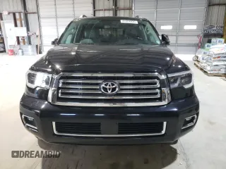 2020 Toyota Sequoia Platinum with VIN 5TDDY5G17LS179368, listed as a Copart auction lot 41524835 with 55,319 mi miles and Salvage Title. Bid and sale history available at carsss.com. Image 5.