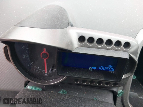 2012 Chevrolet Sonic LT with VIN 1G1JC5SH7C4133484, listed as a IAAI auction lot 42076809 with 100,506 mi miles and . Bid and sale history available at DreamBid. Image 7.