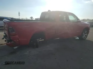 2020 Ram 1500 Laramie with VIN 1C6SRFDT9LN401373, listed as a Copart auction lot 88947705 with 52,161 mi miles and Salvage Title. Bid and sale history available at carsss.com. Image 3.