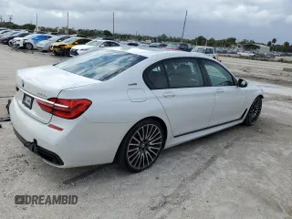 2018 BMW 7 Series 740e xDrive iPerformance with VIN WBA7J2C57JG938209, listed as a Copart auction lot 41841513 with 45,578 mi miles. Bid and sale history available at carsss.com. Image 3.