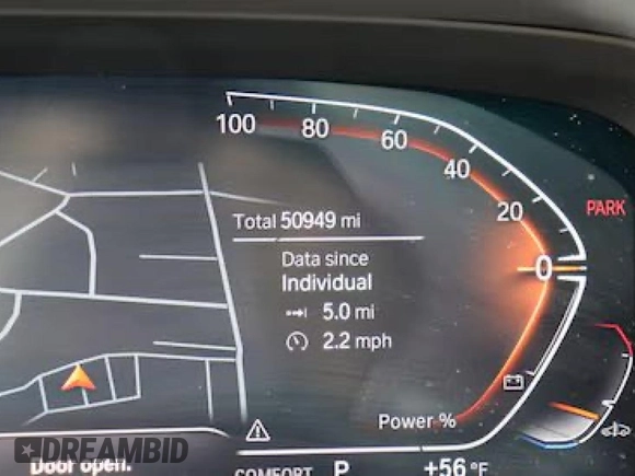 2023 BMW X5 xDrive40i с VIN 5UXCR6C06P9P75XXX, выставлен на аукционе Copart как лот 60862065 с пробегом 50 949 миль миль и Чистый • Clean title. История ставок и продаж доступна на DreamBid. Изображение 8.