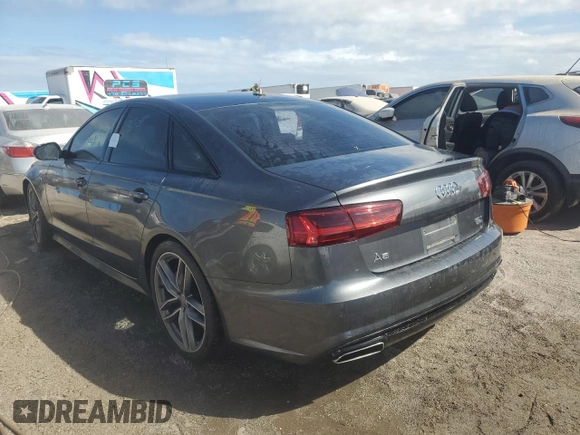 2017 Audi A6 Competition Prestige with VIN WAUF3AFC8HN062931, listed as a Copart auction lot 75170224 with 0 mi miles and Non Repairable. Bid and sale history available at carsss.com. Image 2.