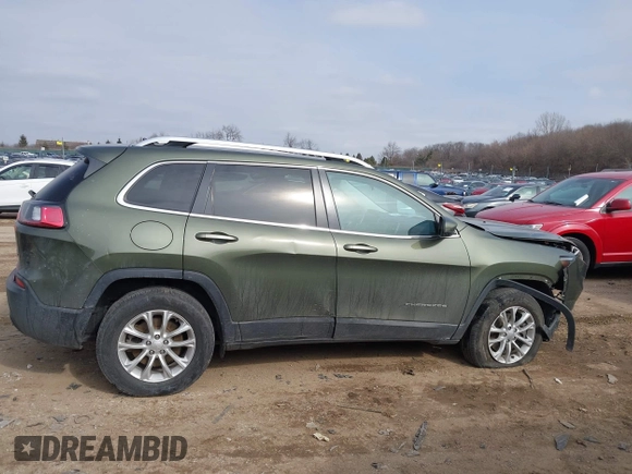 2019 Jeep Cherokee Latitude with VIN 1C4PJMCB7KD283699, listed as a IAAI auction lot 41548866 with 95,723 mi miles. Bid and sale history available at carsss.com. Image 13.