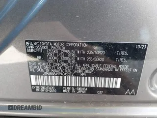 2023 Subaru Solterra Premium with VIN JTMABABA9PA045212, listed as a IAAI auction lot 41758732 with 5,862 mi miles and . Bid and sale history available at DreamBid. Image 9.