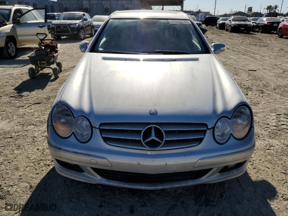 2006 Mercedes-Benz CLK-Class 3.5L with VIN WDBTJ56H86F194432, listed as a Copart auction lot 85803144 with 128,955 mi miles and Salvage Title. Bid and sale history available at carsss.com. Image 5.
