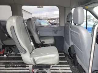 2017 Ford Transit Passenger XL with VIN 1FBZX2CM9HKA42393, listed as a Copart auction lot 85641834 with 116,120 mi miles and Salvage Title. Bid and sale history available at carsss.com. Image 11.