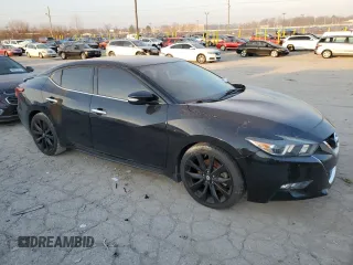 2017 Nissan Maxima SV with VIN 1N4AA6AP0HC420843, listed as a Copart auction lot 49040375 with 48,884 mi miles and Salvage Title. Bid and sale history available at DreamBid. Image 4.