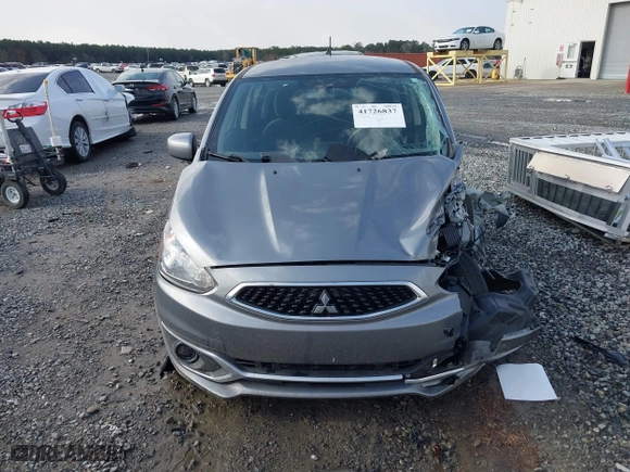 2020 Mitsubishi Mirage ES with VIN ML32A3HJ9LH002486, listed as a IAAI auction lot 41726837 with 48,154 mi miles. Bid and sale history available at carsss.com. Image 6.