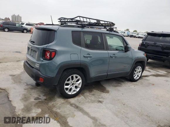 2018 Jeep Renegade Latitude with VIN ZACCJABB6JPJ40500, listed as a Copart auction lot 52610735 with 116,401 mi miles and Salvage Title. Bid and sale history available at carsss.com. Image 3.