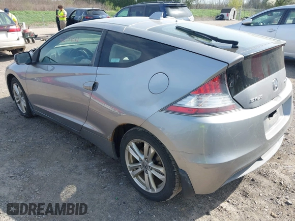 2011 Honda CR-Z with VIN JHMZF1D49BS009536, listed as a IAAI auction lot 42134512 with 230,648 mi miles. Bid and sale history available at carsss.com. Image 3.