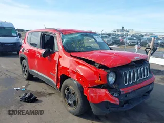 2017 Jeep Renegade Sport with VIN ZACCJAABXHPF89001, listed as a IAAI auction lot 41740783 with 97,021 mi miles and . Bid and sale history available at DreamBid. Image 1.