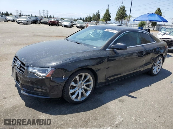 2013 Audi A5 Premium Plus z VIN WAULFAFR0DA075964, wystawiony jako Copart lot #59235915 z przebiegiem 97 553 mil mil oraz Szkoda całkowita • Salvage title. Historia ofert i sprzedaży dostępna na DreamBid. Obrazek 1.