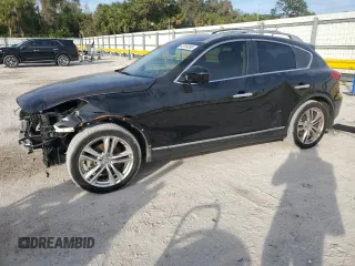 2013 Infiniti EX with VIN JN1BJ0HR6DM481947, listed as a Copart auction lot 43154585 with 47,770 mi miles and Salvage Title. Bid and sale history available at DreamBid. Image 1.