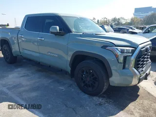 2022 Toyota Tundra Limited Hybrid with VIN 5TFJC5EC9NX001528, listed as a IAAI auction lot 41625774 with 57,475 mi miles and . Bid and sale history available at DreamBid. Image 1.