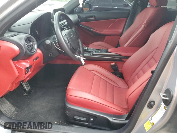 2024 Lexus IS 350 F Sport with VIN JTHGZ1B2XR5073688, listed as a Copart auction lot 56994845 with 9,593 mi miles and Salvage title. Bid and sale history available at DreamBid. Image 7.