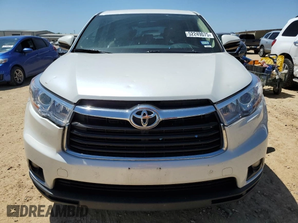 2015 Toyota Highlander LE Plus z VIN 5TDZKRFH6FS117476, wystawiony jako Copart lot #52249075 z przebiegiem 106 474 mil mil oraz Czysty tytuł • Clean title. Historia ofert i sprzedaży dostępna na DreamBid. Obrazek 5.