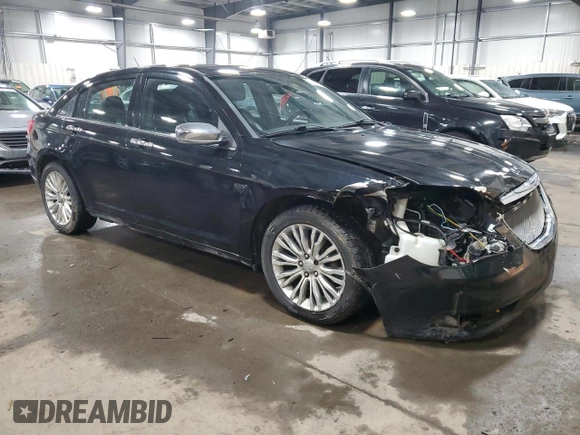 2012 Chrysler 200 Limited with VIN 1C3CCBCG2CN106471, listed as a Copart auction lot 49539915 with 95,755 mi miles and Salvage Title. Bid and sale history available at carsss.com. Image 4.