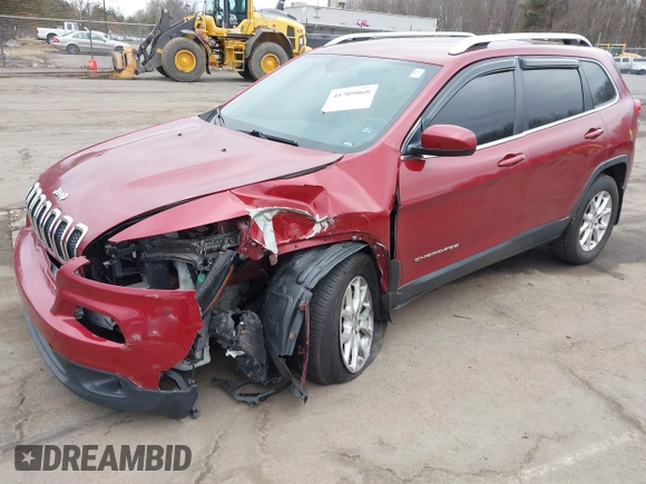 2015 Jeep Cherokee Latitude with VIN 1C4PJMCS6FW594812, listed as a IAAI auction lot 41709068 with 125,232 mi miles. Bid and sale history available at carsss.com. Image 2.