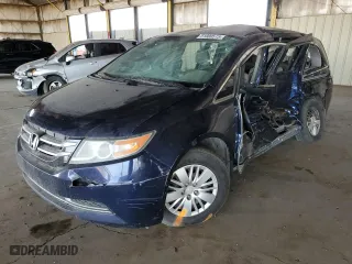 2016 Honda Odyssey LX with VIN 5FNRL5H26GB136369, listed as a Copart auction lot 51800515 with 126,782 mi miles and Salvage Title. Bid and sale history available at carsss.com. Image 1.
